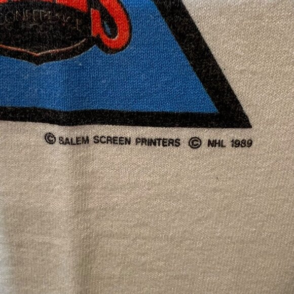 1990 NHL All-Star Game Vintage T-Shirt XL Pittsburgh Penguins Civic Arena Logo - Picture 4 of 8